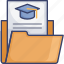 document, education, file, folder, page, paper, school 