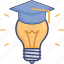 education, idea, innovation, lightbulb, school, thought 