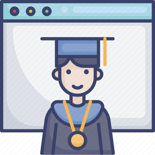 Boy, education, graduate, graduation, man, webpage, website icon - Download on Iconfinder
