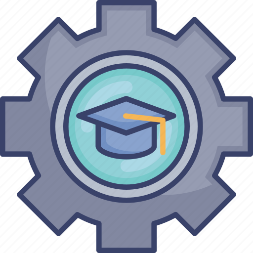 Education, gear, graduation, options, preferences, school, settings icon - Download on Iconfinder