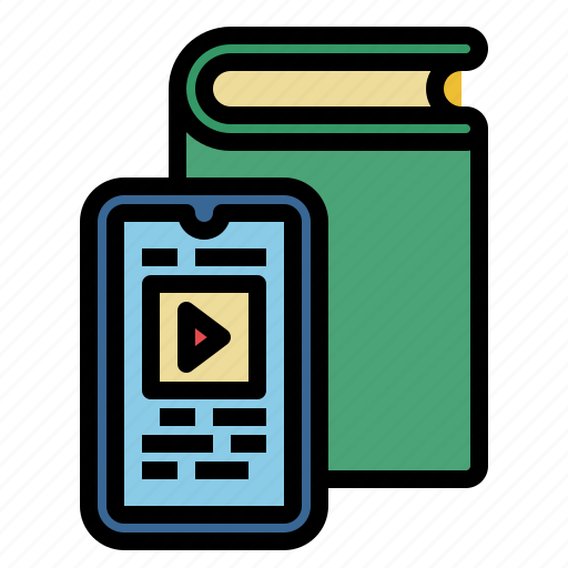 Online, ebook, library, mobile, book, learning, education icon - Download on Iconfinder