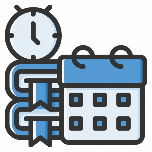 Time to study, school time, study time, learning time, clock, schedule, calendar icon - Download on Iconfinder