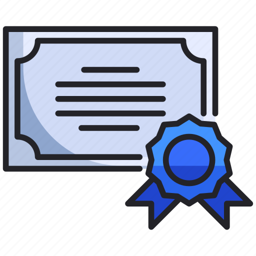 Certificate, diploma, document, grade, sign icon - Download on Iconfinder