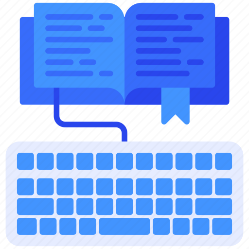 Book, copy, keyboard, learning, writing icon - Download on Iconfinder