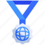 award, medal, online, prize, web 