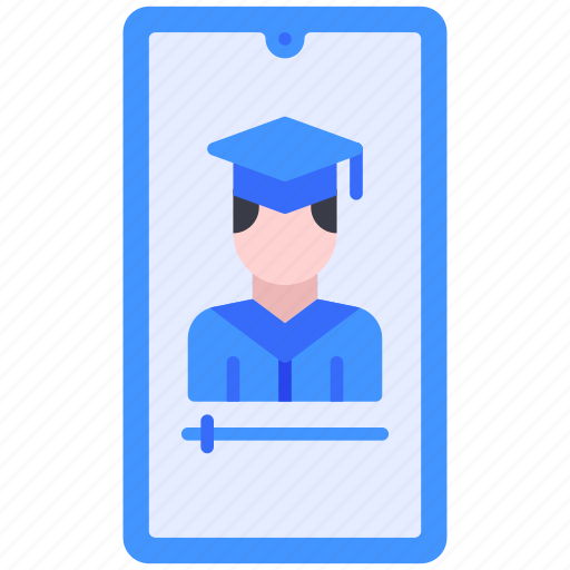 Education, graduation, male, smartphone, student icon - Download on Iconfinder
