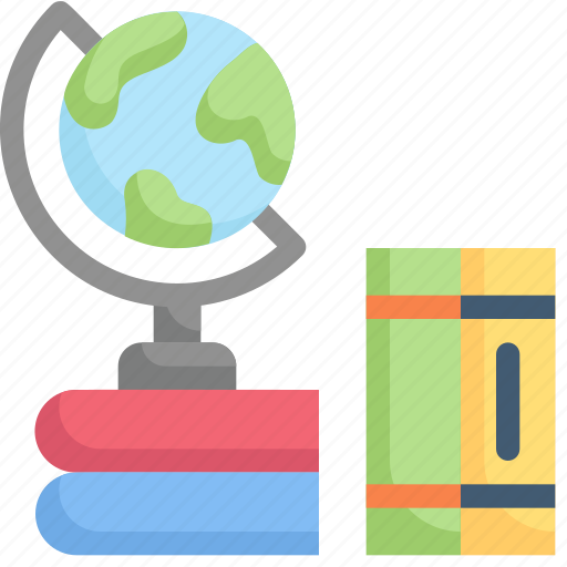 Book and globe, e-learning, education, geographical book, learning, online, study icon - Download on Iconfinder