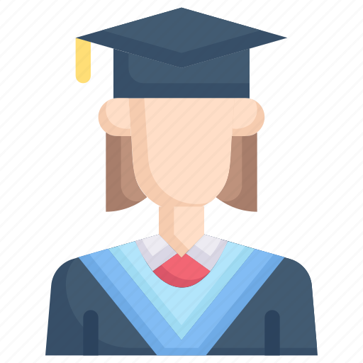 E-learning, education, graduate women, learning, online, study, university icon - Download on Iconfinder