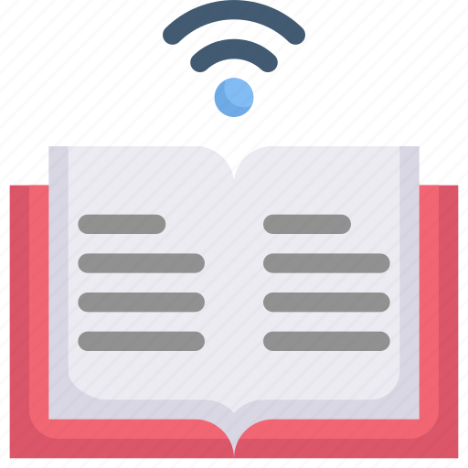 E-learning, education, learning, online, online study, study, wifi book icon - Download on Iconfinder