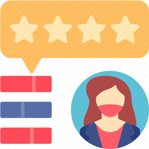 Review, customer, five, rating, satisfaction, star, user icon - Download on Iconfinder