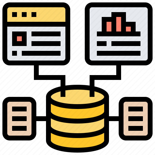 Aggregate, analysis, data, processing, sources icon - Download on Iconfinder