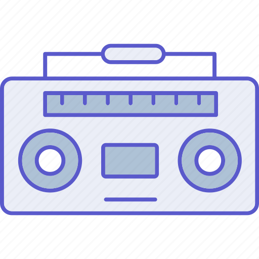 Boombox, music, party, stereo, music vintage icon - Download on Iconfinder