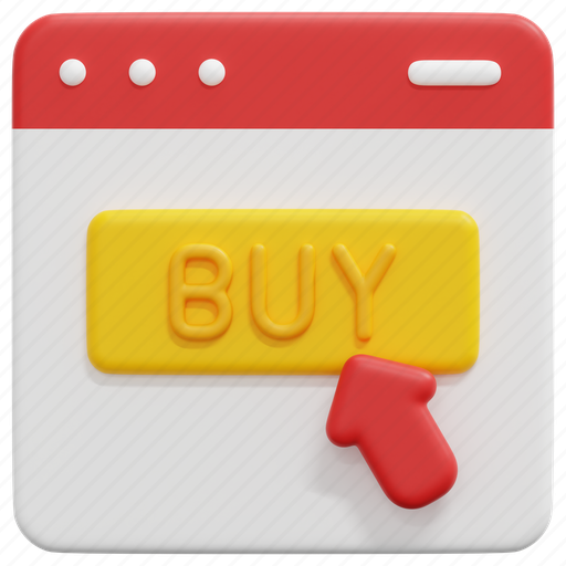 Online, shopping, digital, marketing, buy, click, website 3D illustration - Download on Iconfinder