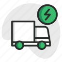 fast, delivery, package, shipping, truck, food