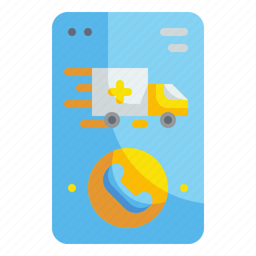 Ambulance, call, emergency, hospital, phone, smartphone, truck icon - Download on Iconfinder