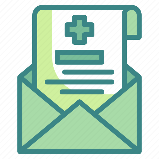 Communications, doctor, email, healthy, hospital, letter, medicine icon - Download on Iconfinder