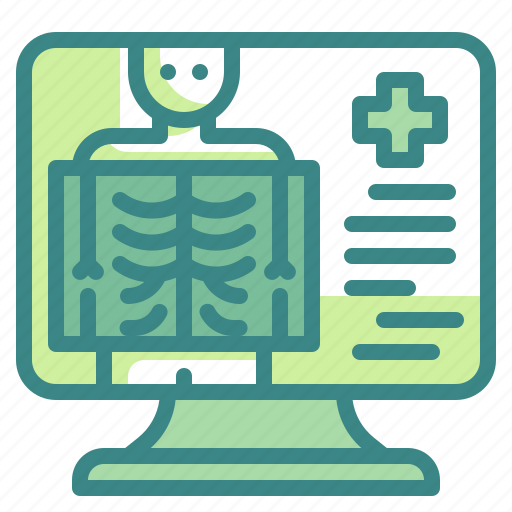 Bones, healthcare, medical, monitor, radiography, skeleton, xray icon - Download on Iconfinder
