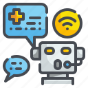 artificial, chatbot, consult, health, online, robot, talk