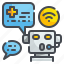 artificial, chatbot, consult, health, online, robot, talk 