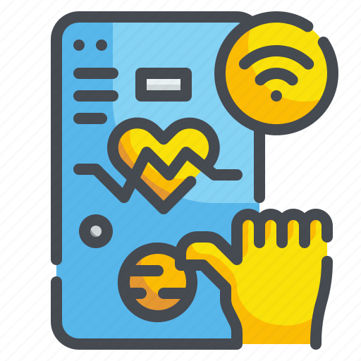 Application, bpm, heart, monitor, rate, scan, smartphone icon - Download on Iconfinder
