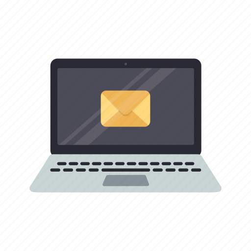 Laptop, mail, message, online messaging icon - Download on Iconfinder