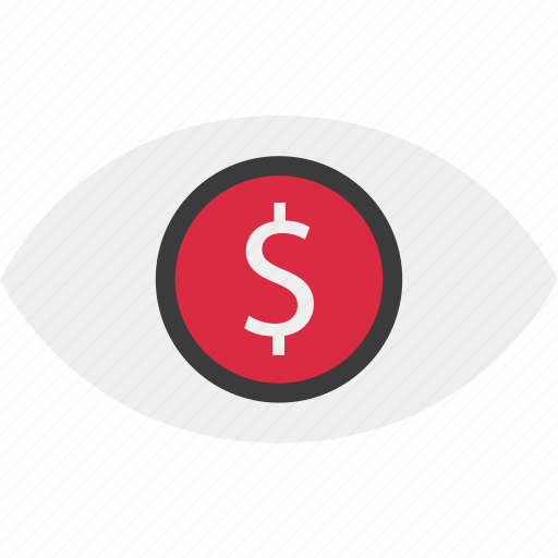 Dollar, eye, look, online icon - Download on Iconfinder