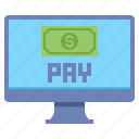 online, payment, computer