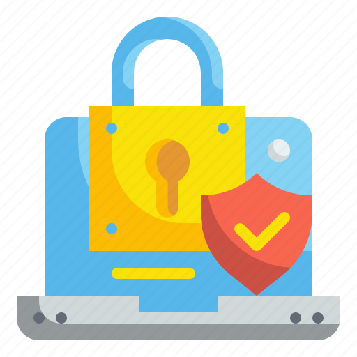 Key, laptop, lock, privacy, protect, safety, security icon - Download on Iconfinder