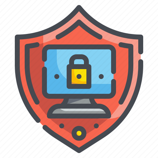 Computer, lock, online, protect, secure, security, shield icon - Download on Iconfinder