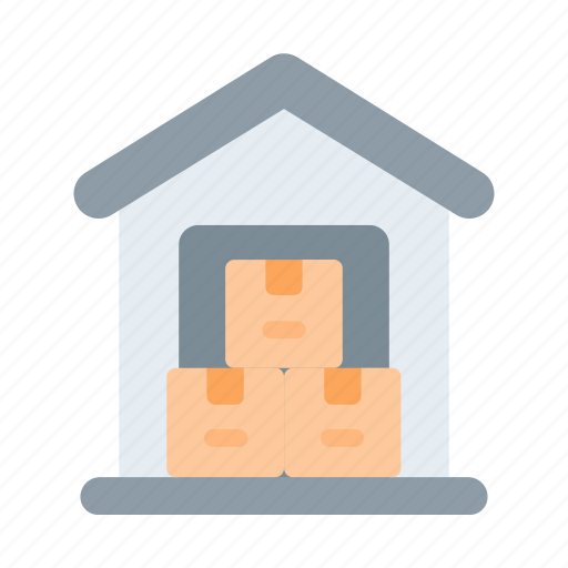 Building, cargo, crates, depot, garage icon - Download on Iconfinder