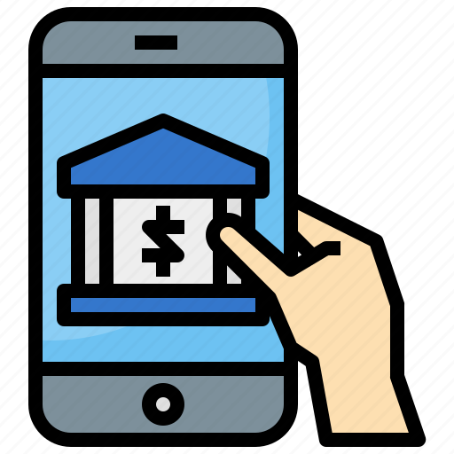 Banking, building, internet, online, smartphone icon - Download on Iconfinder