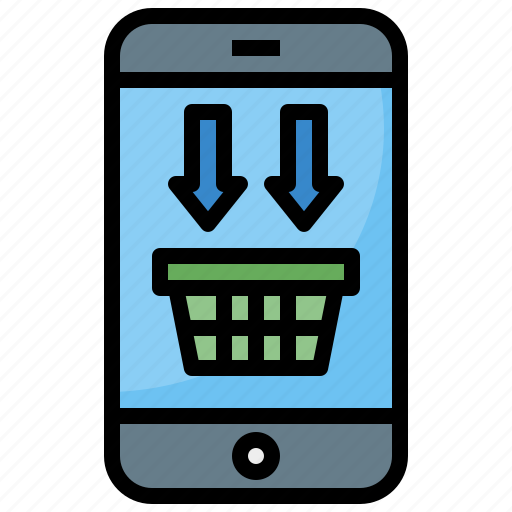 Communications, screen, shop, shopping, smartphone, touch icon - Download on Iconfinder