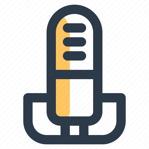 Audio, media, microphone, music, record icon - Download on Iconfinder