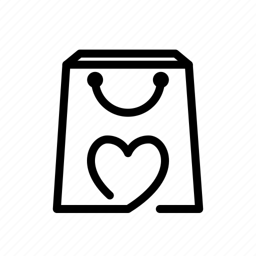 Bag, heart, like, love, online, shopping icon - Download on Iconfinder