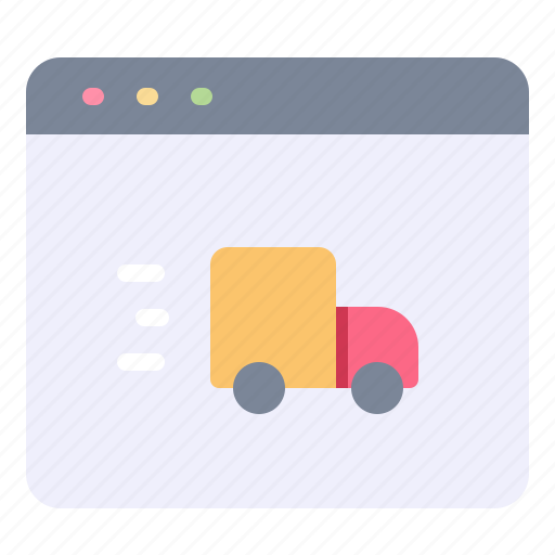 Browser, delivery, shipping, tracking, truck icon - Download on Iconfinder