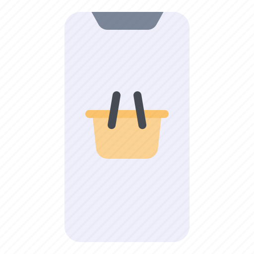 Basket, cart, checkout, online, shopping, smartphone icon - Download on Iconfinder