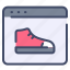 browser, footwear, online, shoe, shopping, sneaker 