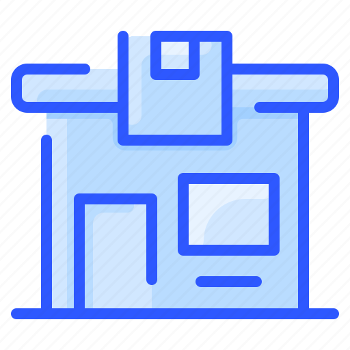 Box, building, office, package, post, shipping icon - Download on Iconfinder