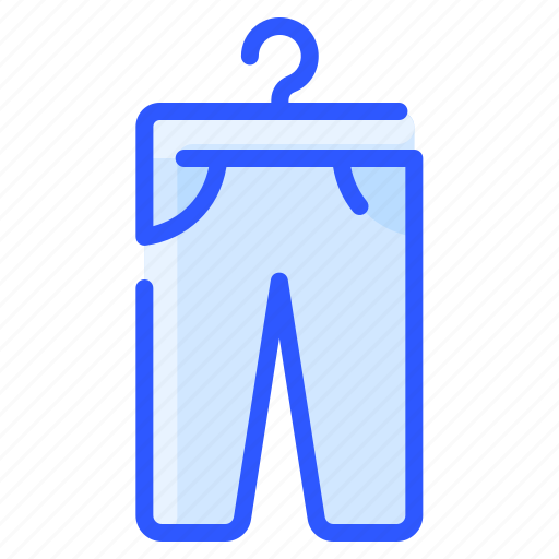 Clothes, hanger, jeans, online, shopping, trouser icon - Download on Iconfinder