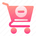 delete cart, basket, ecommerce, cart, shopping, remove from cart