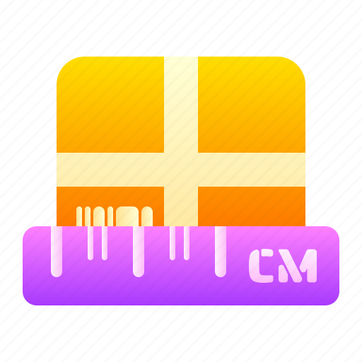 Package, logistic, product, lenght, cargo, box, shipping icon - Download on Iconfinder