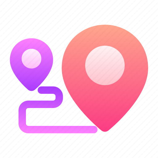 Route, map route, location, map, navigation, path icon - Download on Iconfinder