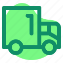truck, delivery, box, package, shipping