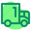 truck, delivery, box, package, shipping 