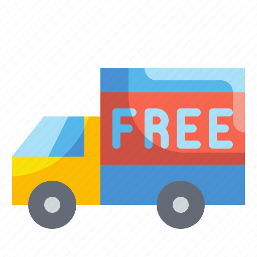 Delivery, free, logistic, online, shipping, transport, truck icon - Download on Iconfinder