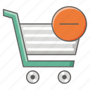 buy, cart, delete, online, purchase, remove, shopping
