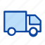 box, car, delivery, package, pos, posman, transportation icon 
