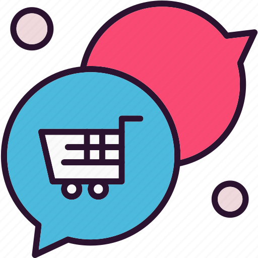 Chat, online, shopping, trolley icon - Download on Iconfinder