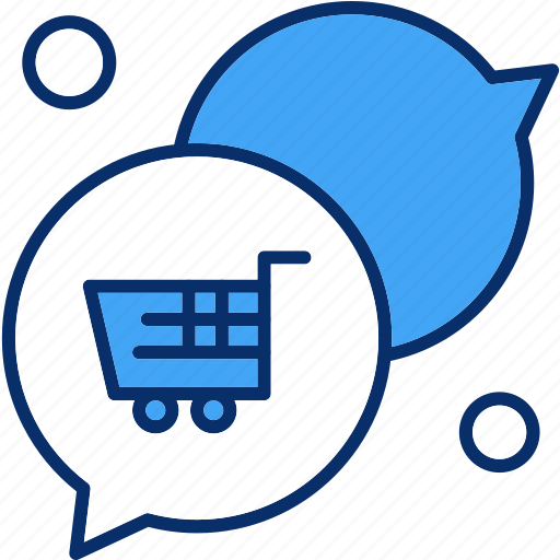 Chat, online, shopping, trolley icon - Download on Iconfinder