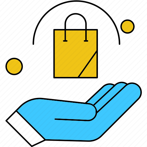 Bag, cart, hand, shopping icon - Download on Iconfinder